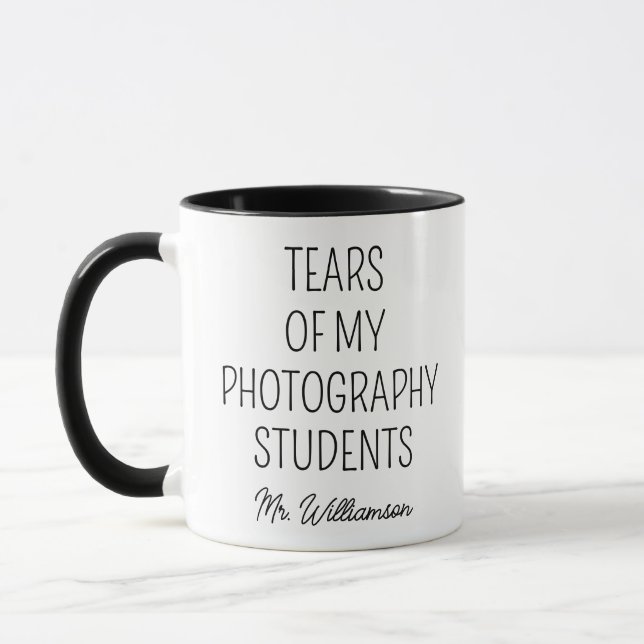 Tårar till min fotolärare i Studenter Mugg (Vänster)