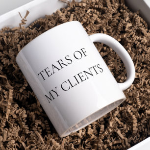 Tårar till Min klientadvokat Personal Trainer Kaffemugg