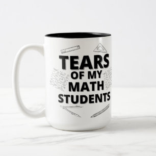 Tårar till min matematik Studenter för matlärar Två-Tonad Mugg