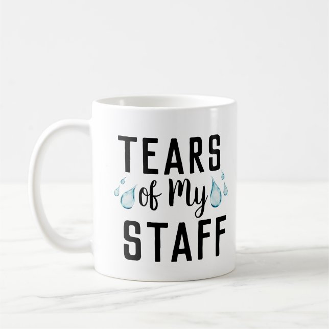 Tårar till min personal World Best Chef någonsin G Kaffemugg (Vänster)