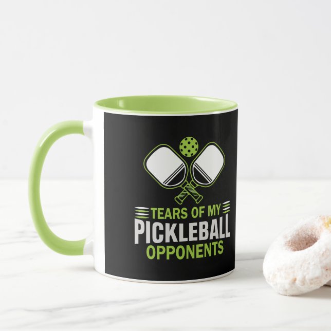 Tårar till min Pickleball-motståndare Mugg (Med munk)
