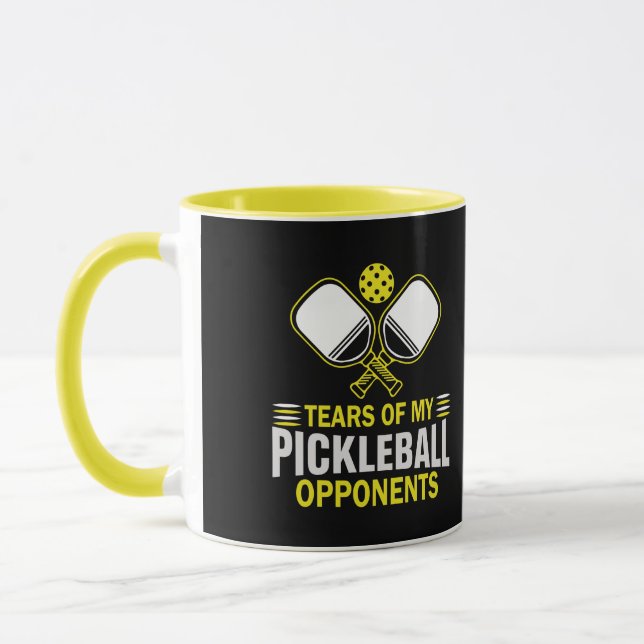 Tårar till min Pickleball-motståndare Mugg (Vänster)