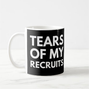 Tårar till min Recruits Funny Recruiter Kaffemugg