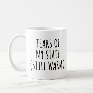 Tårar till Min stadigvarande Warm Funny Chef Manag Kaffemugg