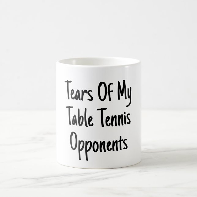 Tårar till mina motståndare - Lusj Bord tennis Pla Kaffemugg (Center)