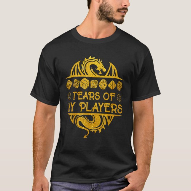 Tårar till Mina spelare 1 T Shirt (Framsida)
