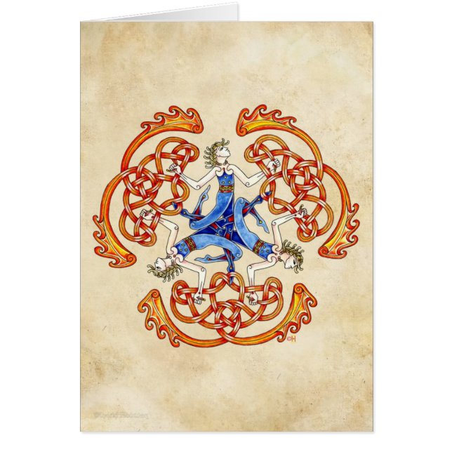 Taras dansare hälsningskort (Framsidan)