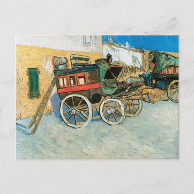 Tarascon Dilgence av Vincent van Gogh Vykort (Framsida)