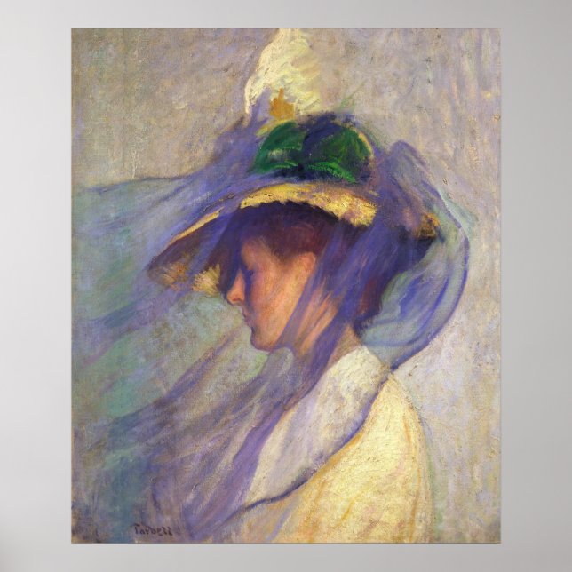 Tarbell Blue Veil CC0051 Poster (Framsidan)