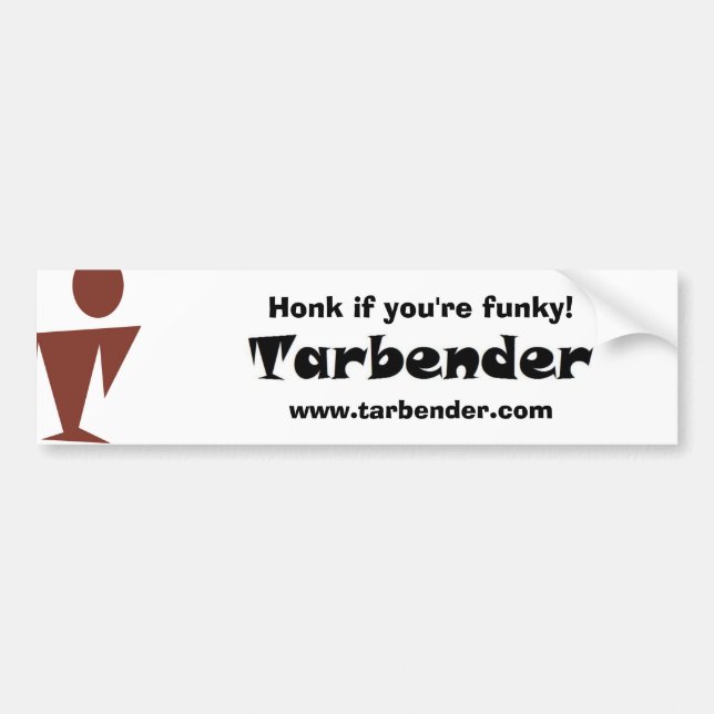 Tarbender - tuta om du är funky! bildekal (Framsidan)