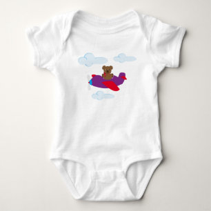 Tårbjörn som flyger från flygplan t shirt