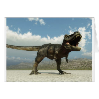 Tarbosaurus Hälsningskort