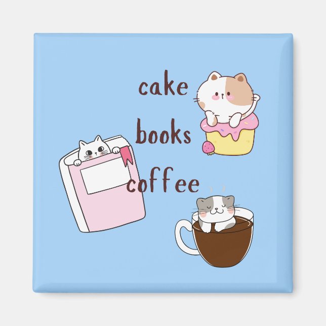 Tårdböcker Kaffe Magnet (Framsidan)