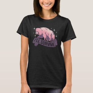 Tardigrade Beard Animal Vatten Bear Science Biolog T Shirt