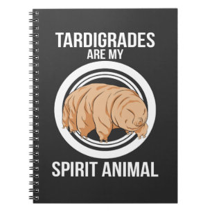 Tardigrade biolog för björn för anteckningsbok
