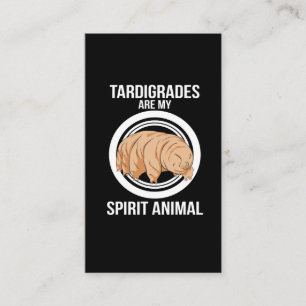 Tardigrade biolog för björn för visitkort