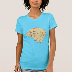Tardigrade gullig Anime för vattenbjörn T-shirt
