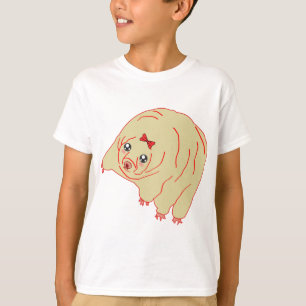 Tardigrade gullig Anime för vattenbjörn Tee Shirt