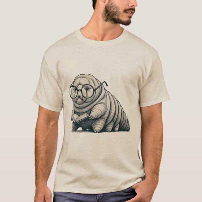 Tardigrade Läsbok Tröja – Unik Design för  (Framsida)
