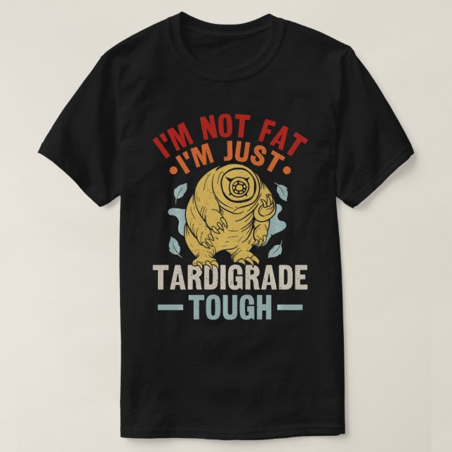 Tardigrade Microbiologidesign för en Tardigrade Fa T Shirt (Design framsida)