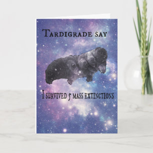 Tardigrade något att sägagrattis på födelsedagen kort