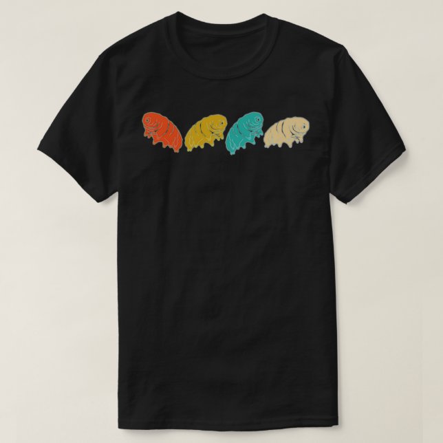 Tardigrade Retro-design T Shirt (Design framsida)