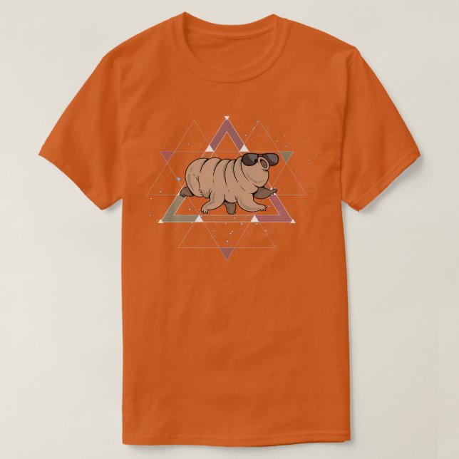 Tardigrade Space Science Vatten Bear Älskare Micro T Shirt (Design framsida)