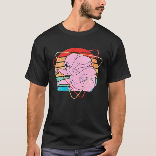 Tardigrade Vatten Bear Moss Piglet Micro Animal Co T Shirt (Framsida)