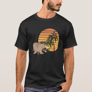 Tardigrade Vatten Bear Retro Vintage Sunset Microb T Shirt