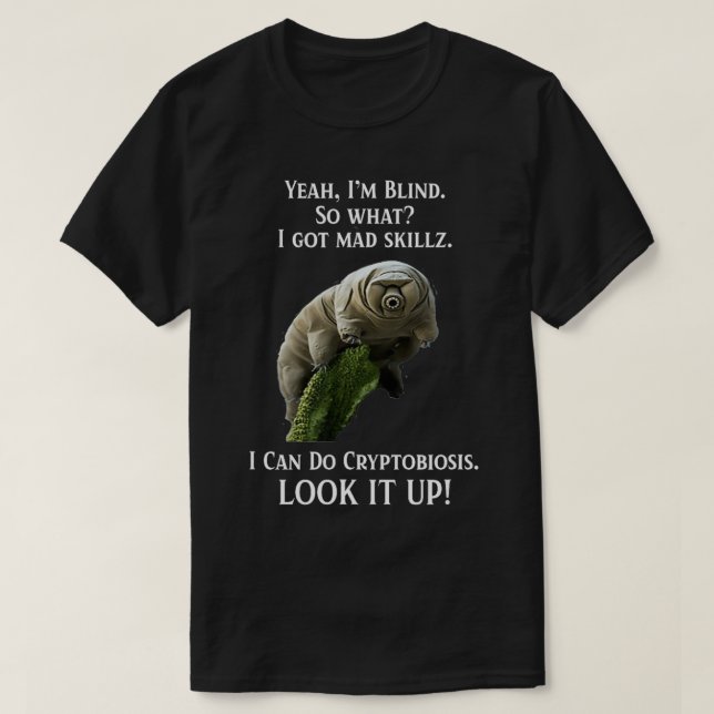 Tardigrade Vatten Bear Science Biology Gift T Shirt (Design framsida)