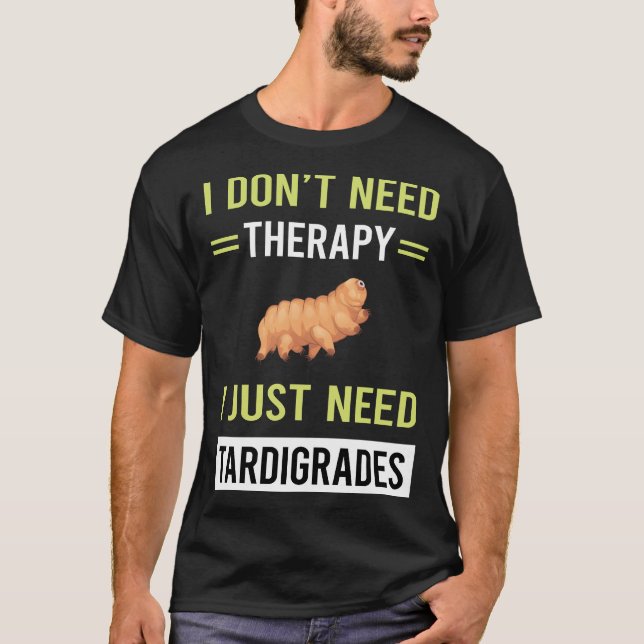 Tardigrade Vatten Bear Waterbjörn Moss Piglet T Shirt (Framsida)