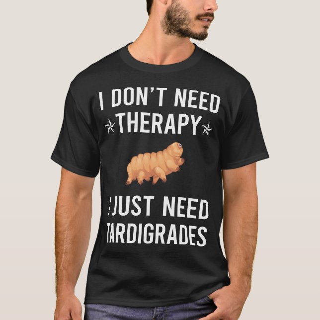 Tardigrade Vatten Bear Waterbjörn Moss Piglet T Shirt (Framsida)