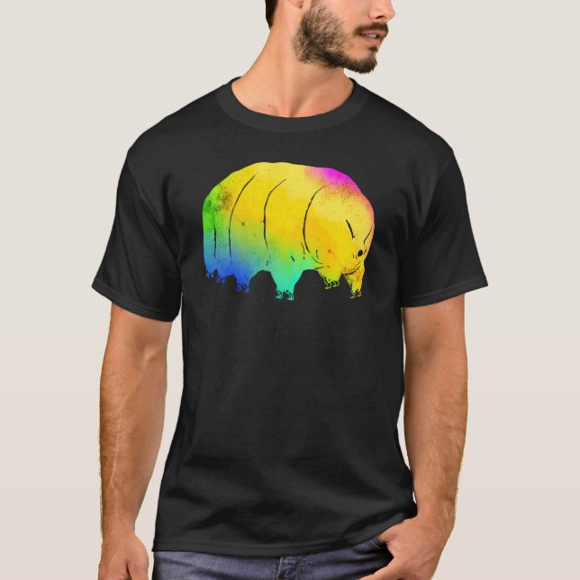 Tardigrade Water Bear Moss Piglet Micro Animal Col T Shirt (Framsida)