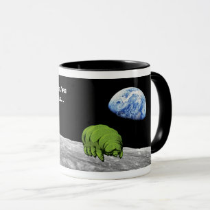 Tardigrader på månen Roligt NASA Apollo 8 Uppstiga Mugg