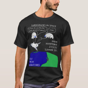 Tardigrades i utrymmeutslagsplats t shirt