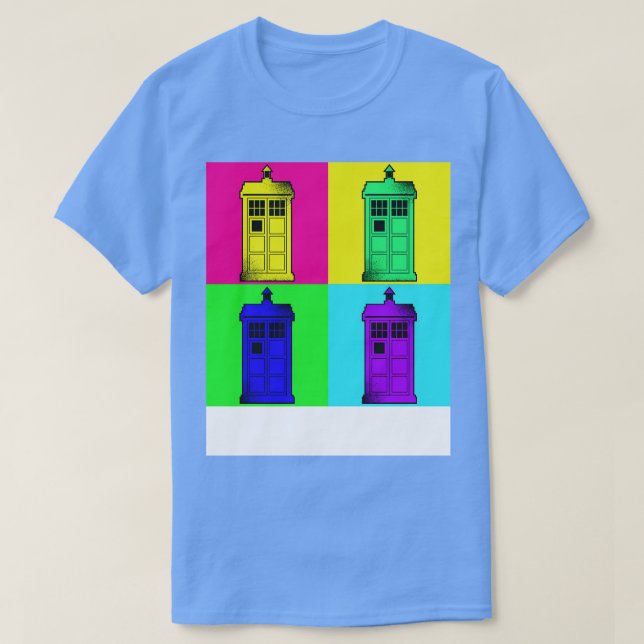 Tardis Art T Shirt (Design framsida)
