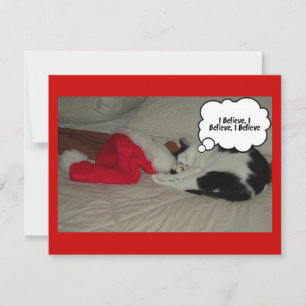 Tare natten före jul Kitten Julkort