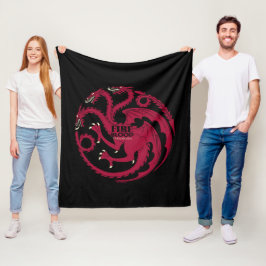 Targaryen Sigil - Fire & Blood Fleecefilt