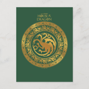 Targaryens gyllene vapensköld vykort