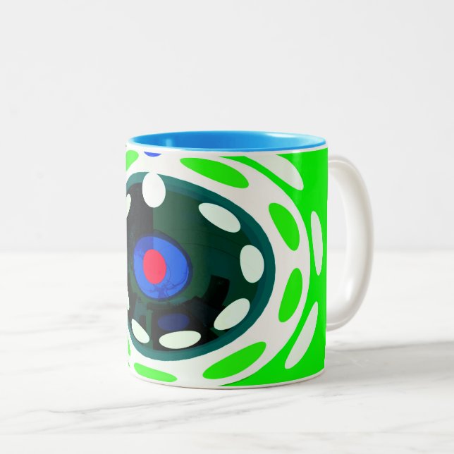Target art Två-Tonad mugg (Framsida höger)