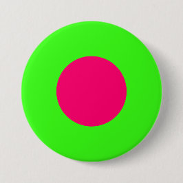 Target Style Neon Button – Customizable Knapp