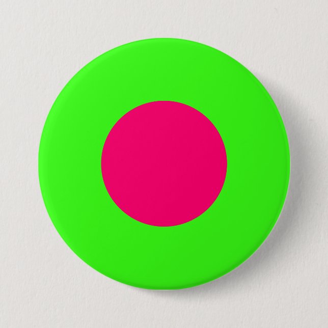 Target Style Neon Button – Customizable Knapp (Framsida)