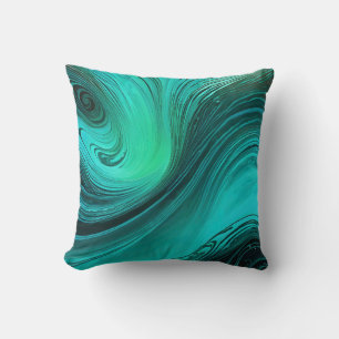 ’Tarifa’ Blue Swirls Vågar Kudde