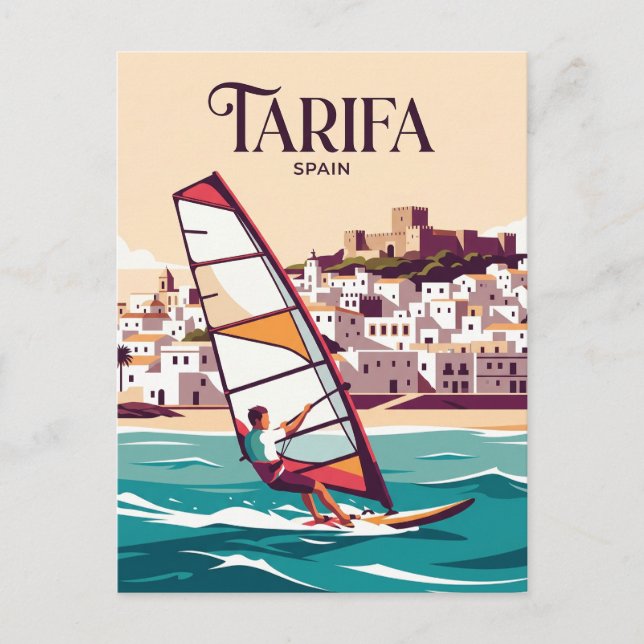 Tarifa Spanien Vykort (Framsida)