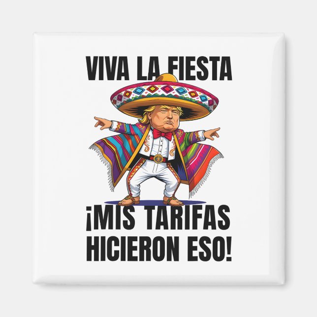 Tariff Detta Röstar På Honom Anti Trump Tariffer S Magnet (Framsidan)