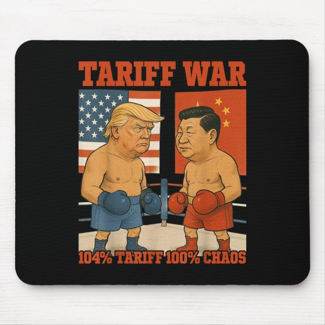 Tariff Krig Funny Trump Vs Xi Jinping Boxing Match Musmatta (Framsidan)