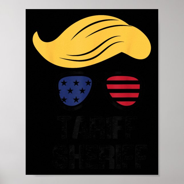 Tariff sheriff President Trump Tariff Poster (Framsidan)