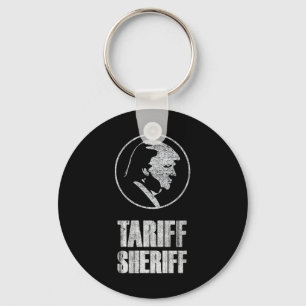 Tariff Sheriff Rolig President Trump Politisk Sati Nyckelring