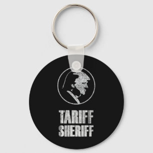 Tariff Sheriff Rolig President Trump Politisk Sati Nyckelring