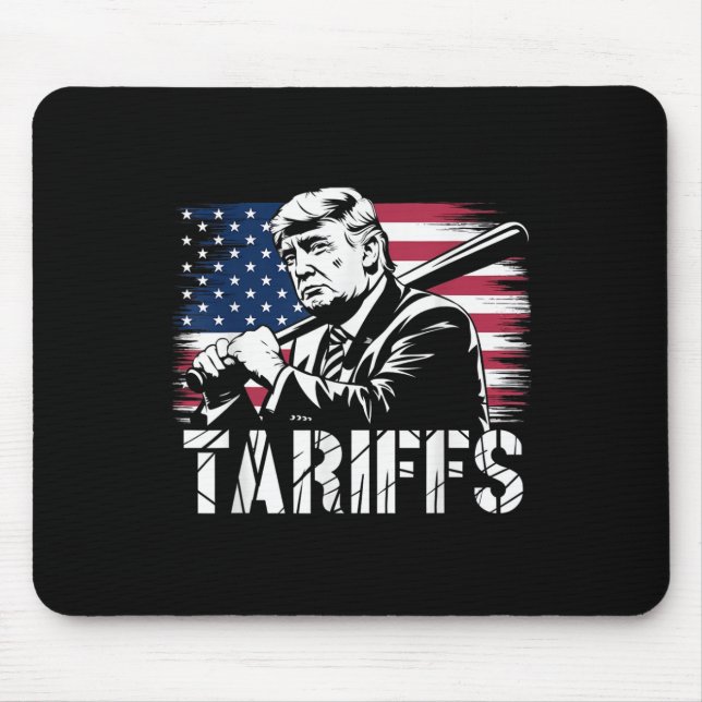 Tariffer Trump USA flagga Trade Power Funny Tess Musmatta (Framsidan)